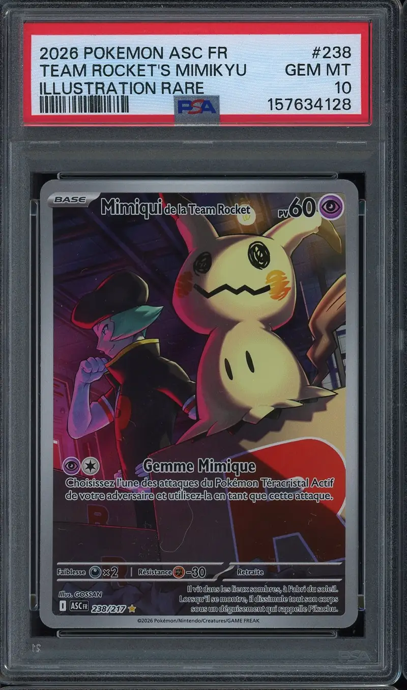 PSA 10 Team Rocket's Mimikyu