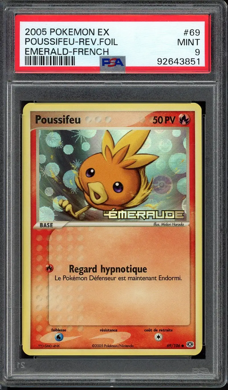 PSA 9 Poussifeu Reverse