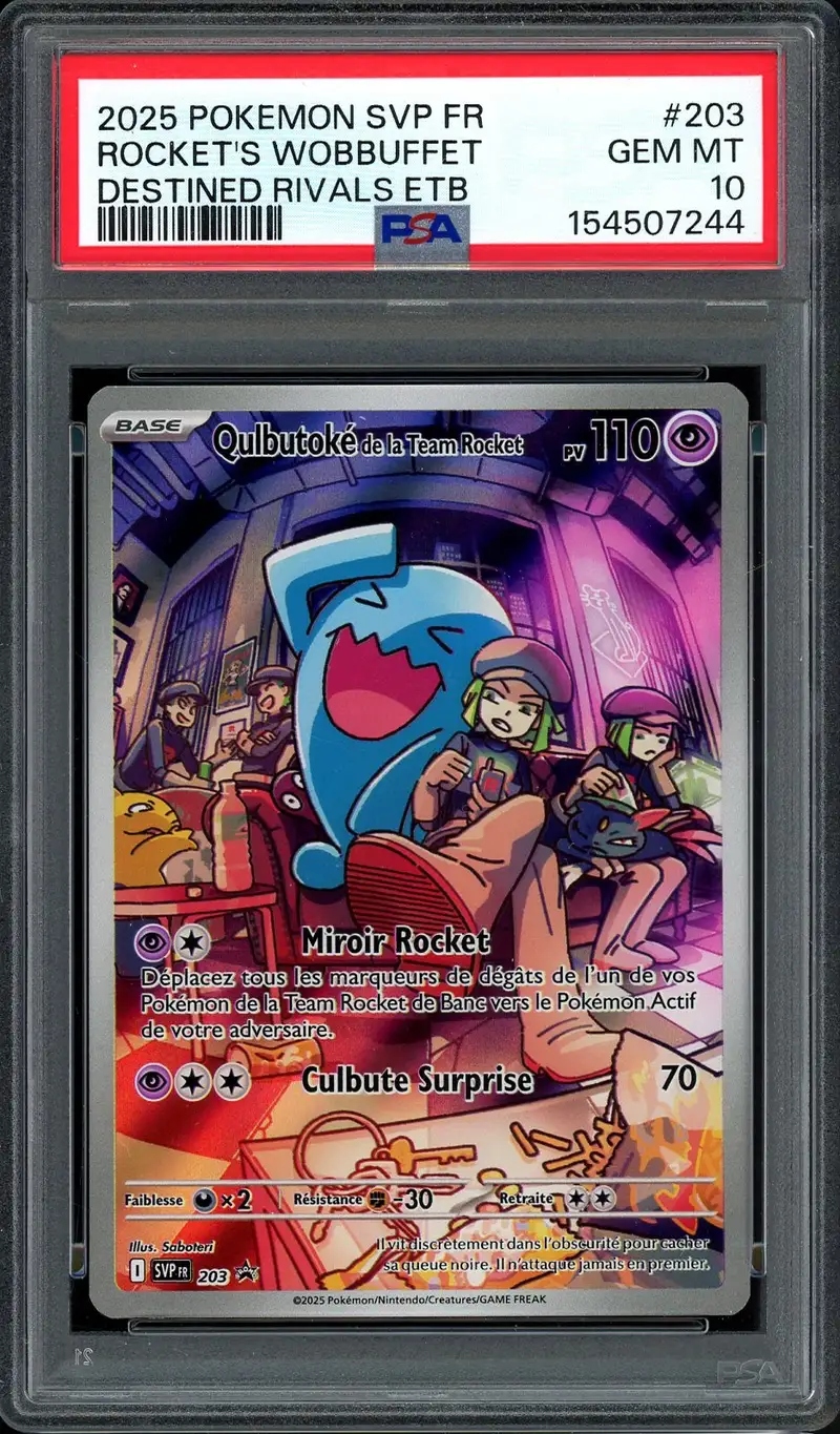PSA 10 Qulbutoké De La Team Rocket