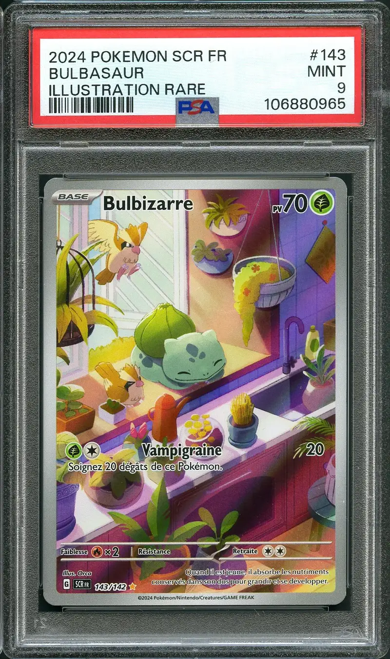 PSA 9 Bulbizarre
