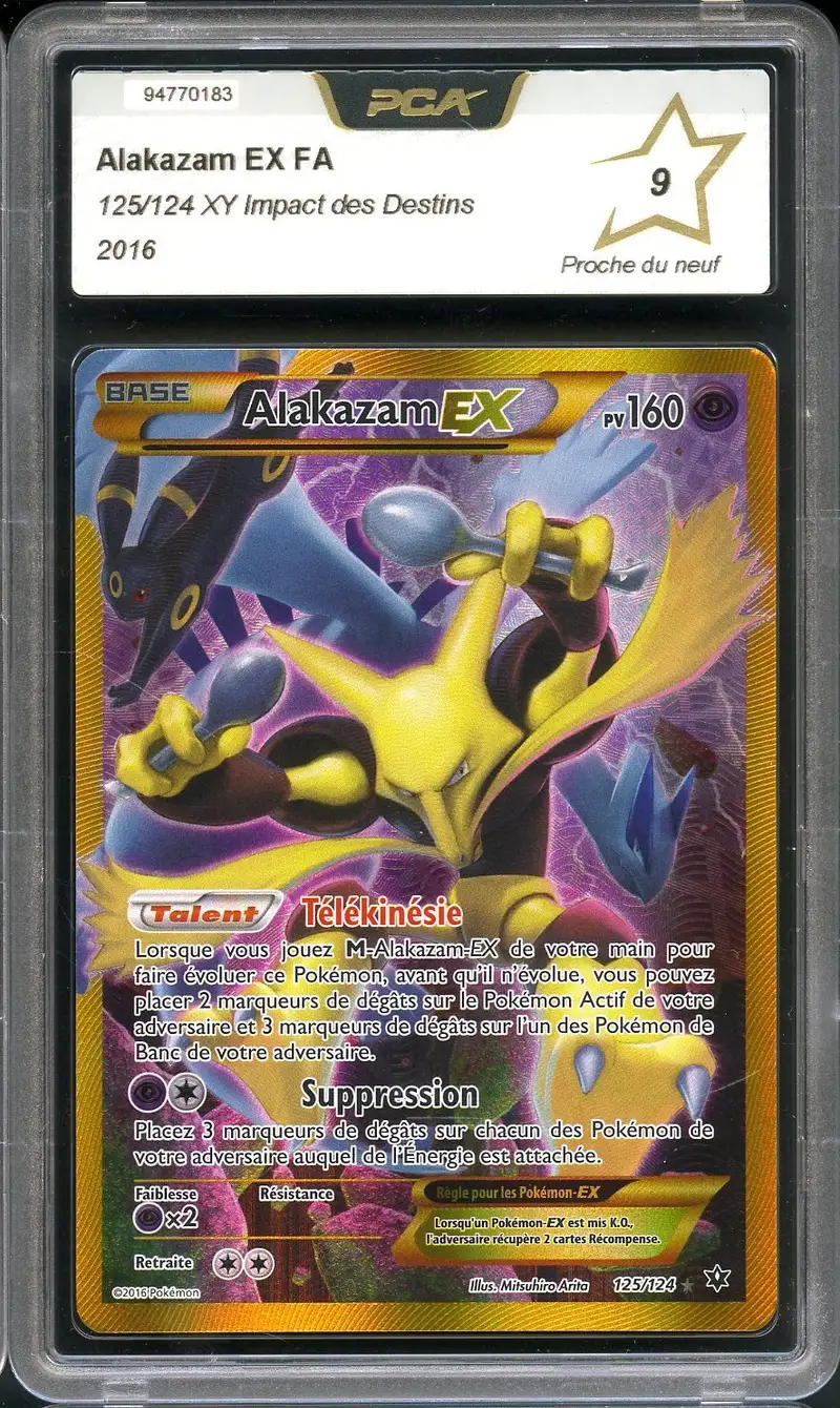PCA 9 Alakazam Ex Gold