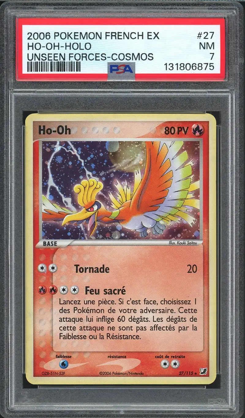 PSA 7 Ho-Oh Holo