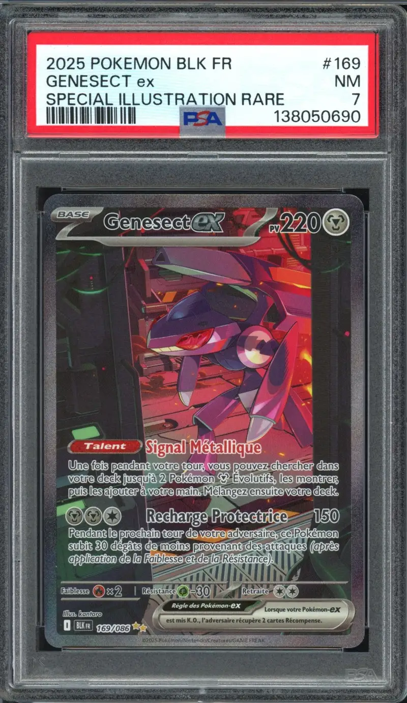PSA 7 Genesect Ex