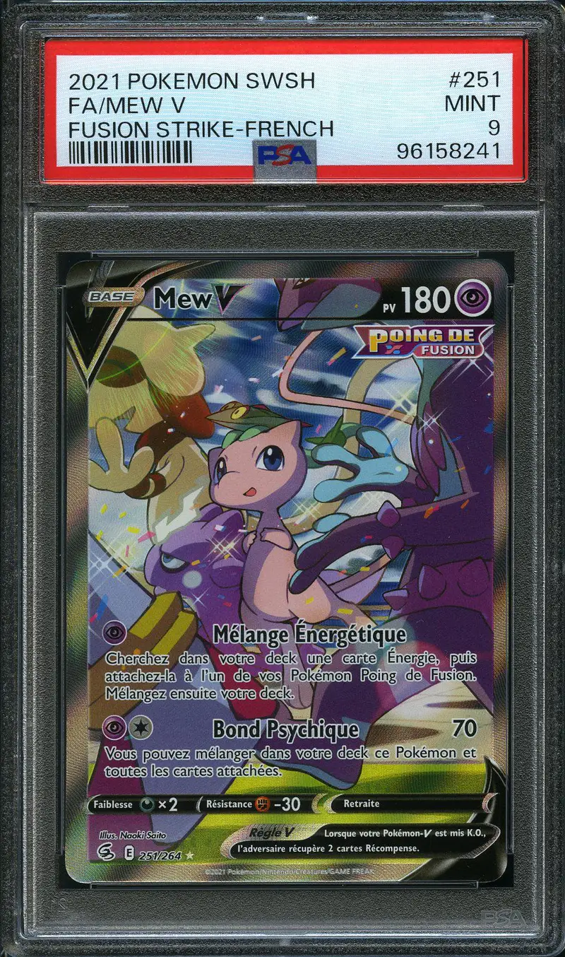 PSA 9 Mew V