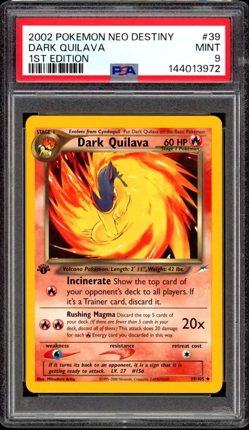 PSA 9 Dark Quilava