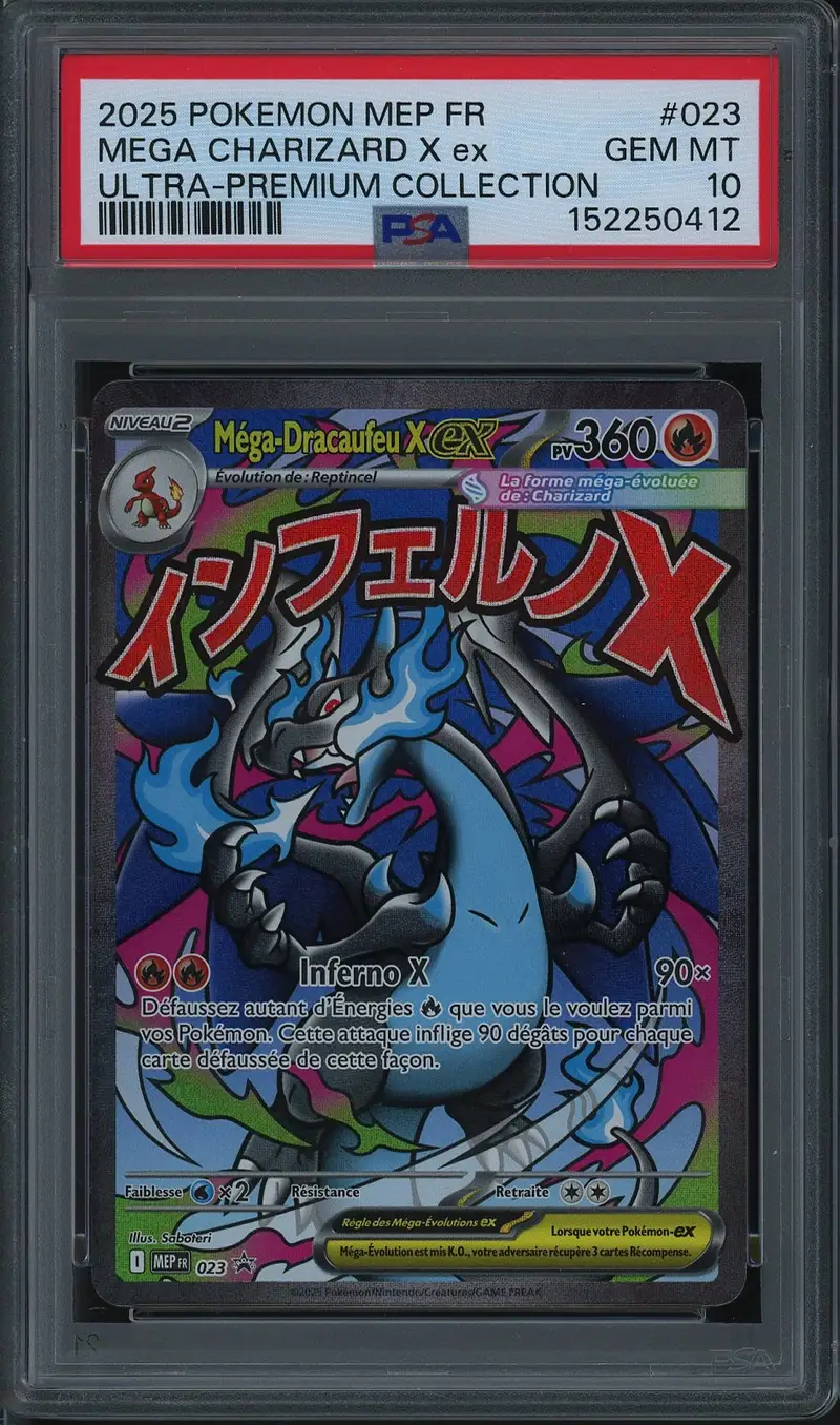 PSA 10 Méga-Dracaufeu X Ex
