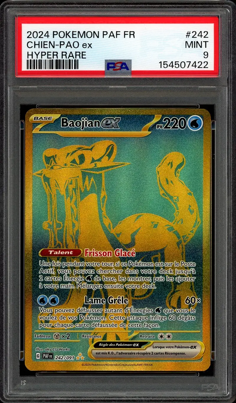 PSA 9 Baojian Ex Gold