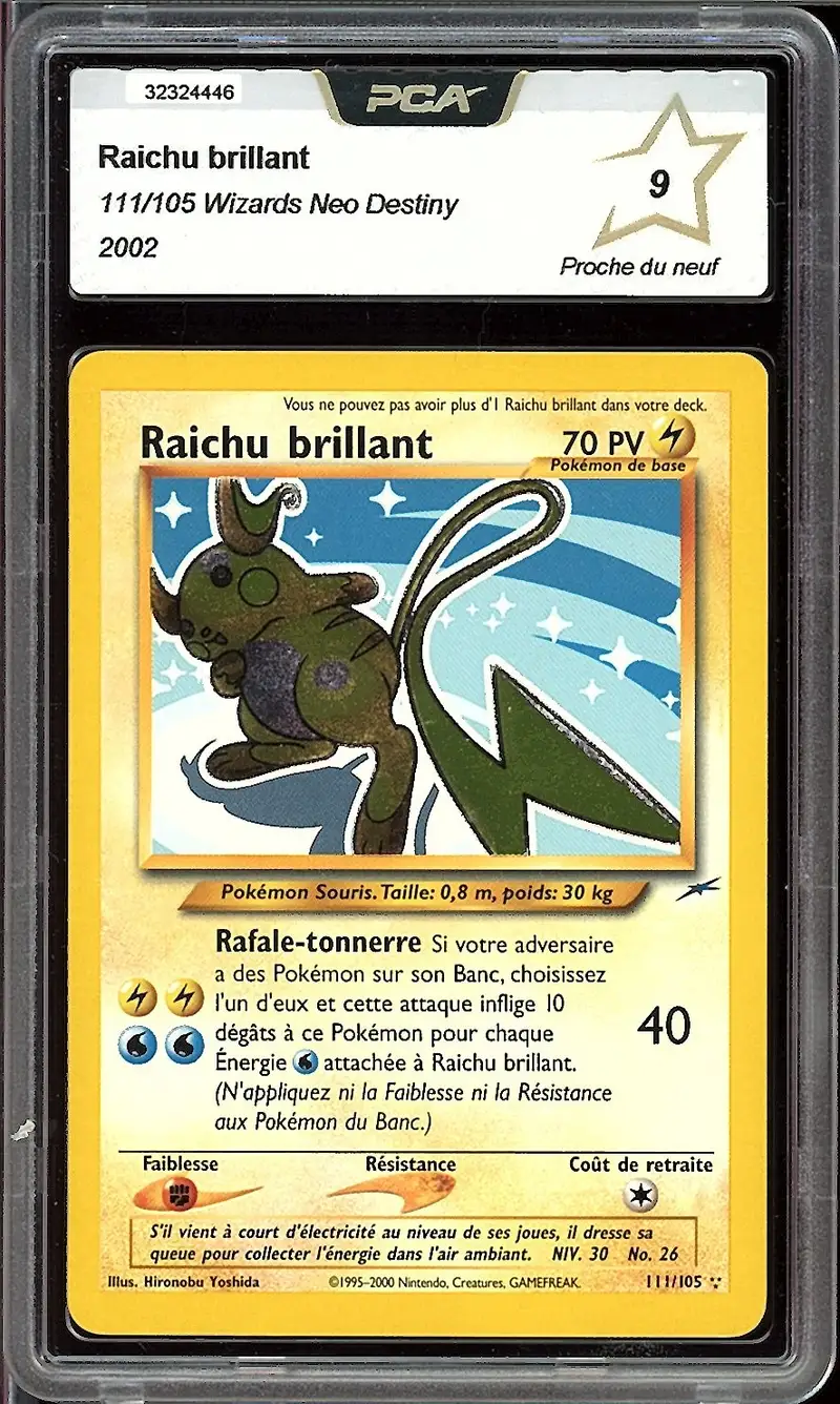 PCA 9 Raichu Brillant Holo