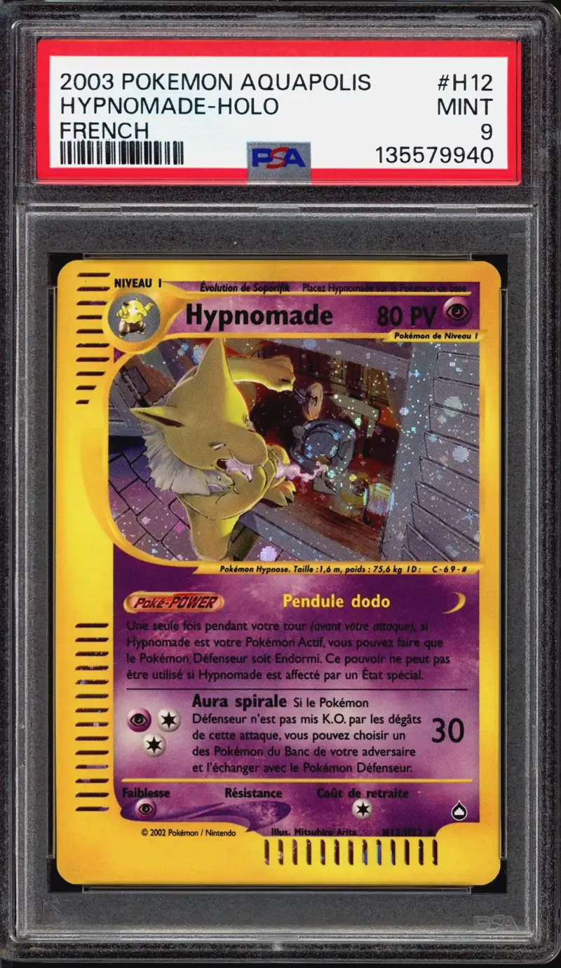 PSA 9 Hypnomade Holo