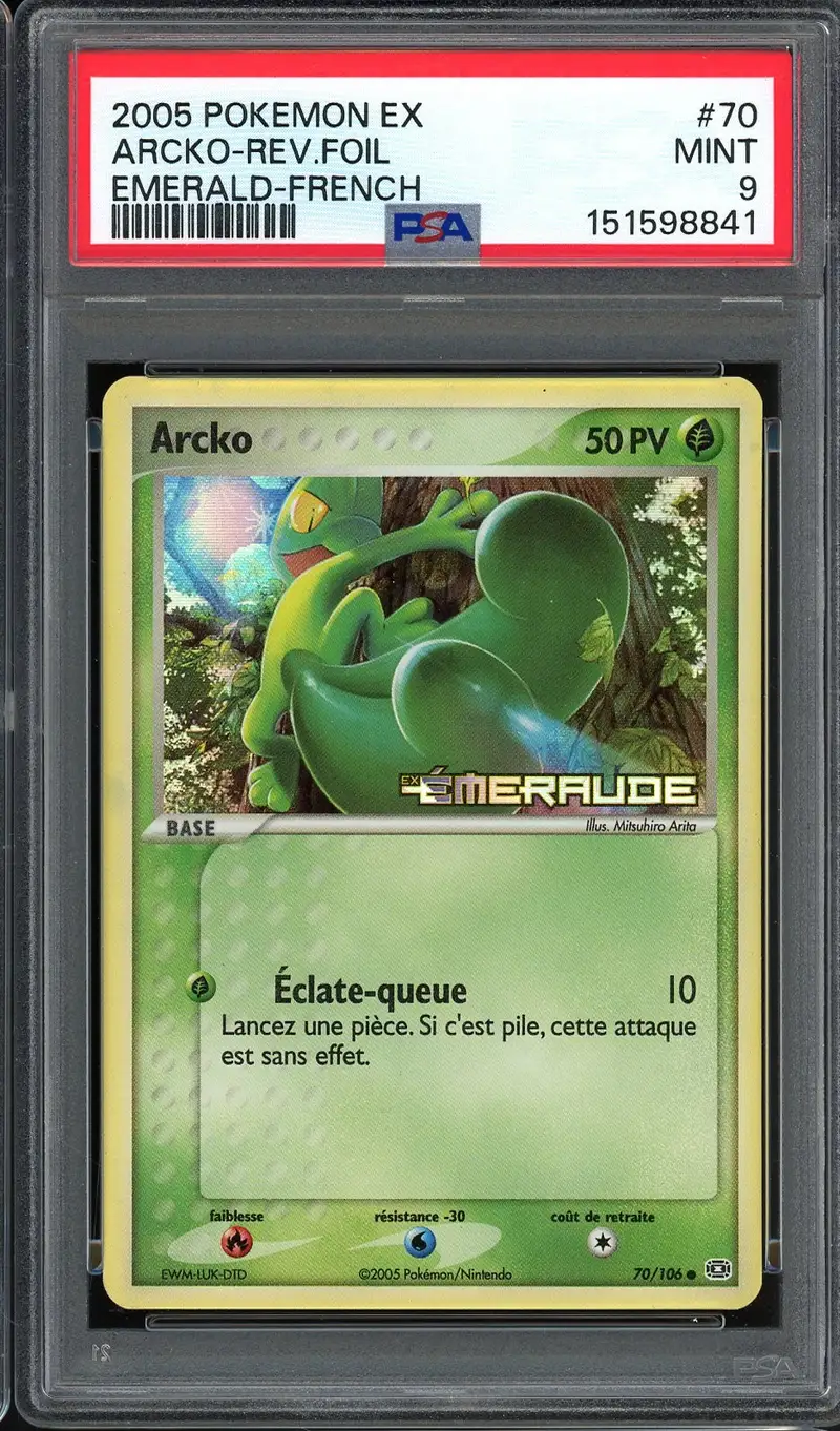 PSA 9 Arcko Reverse