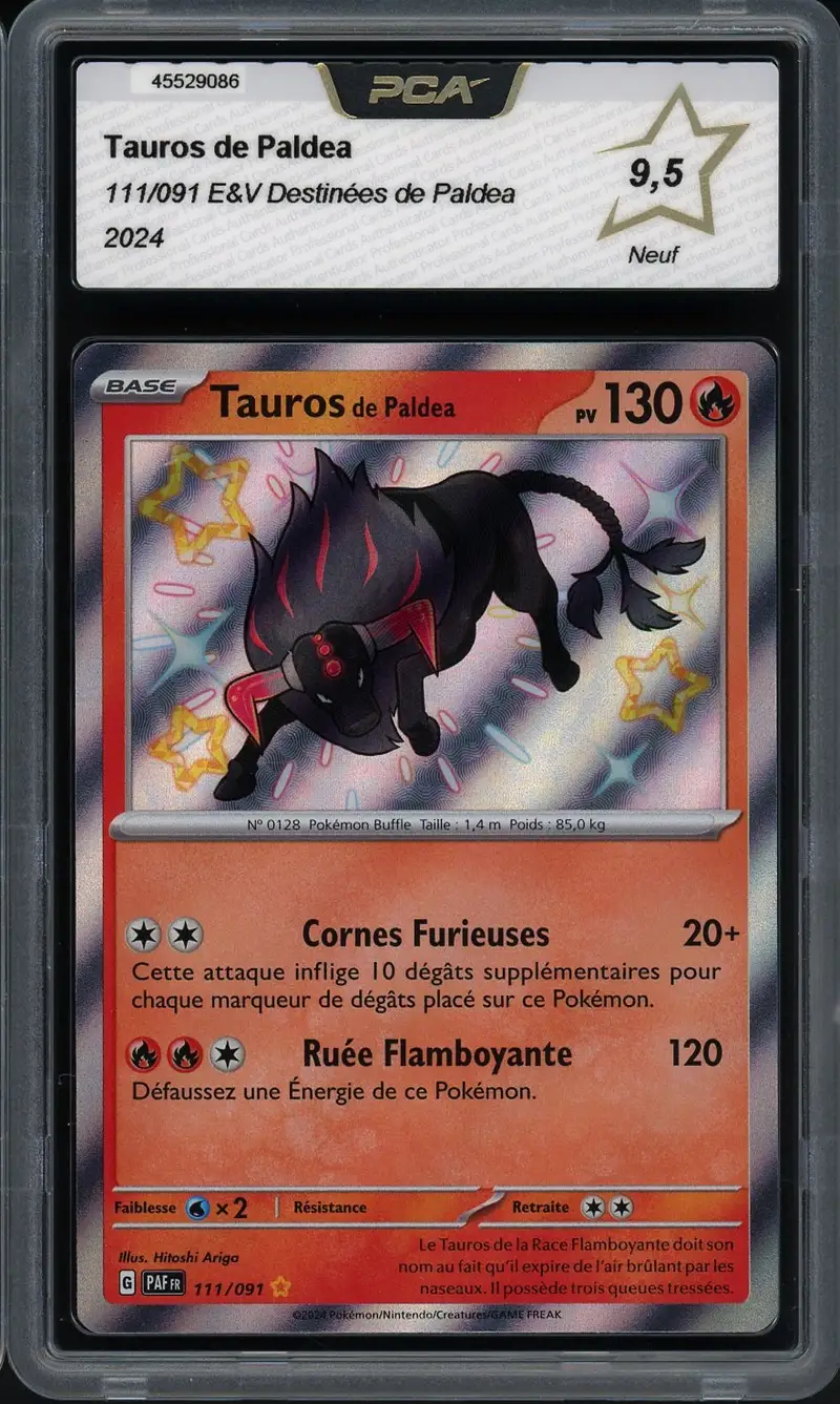 PCA 9.5 Tauros de Paldéa Shiny