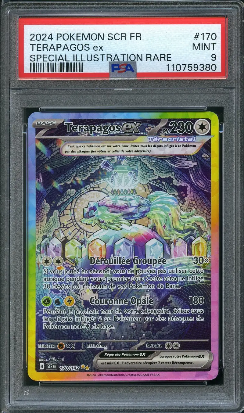 PSA 9 Terapagos Ex