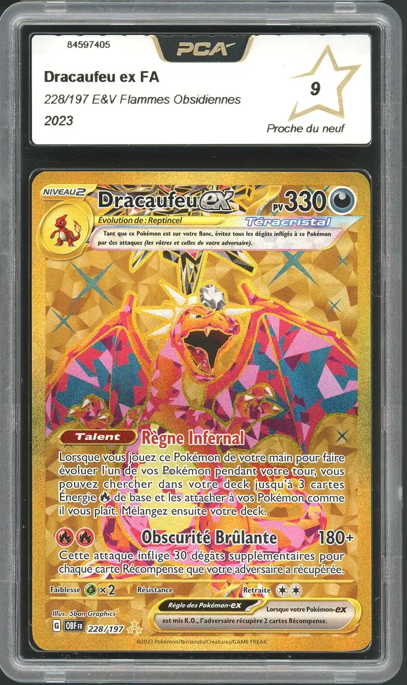 PCA 9 Dracaufeu Ex Gold