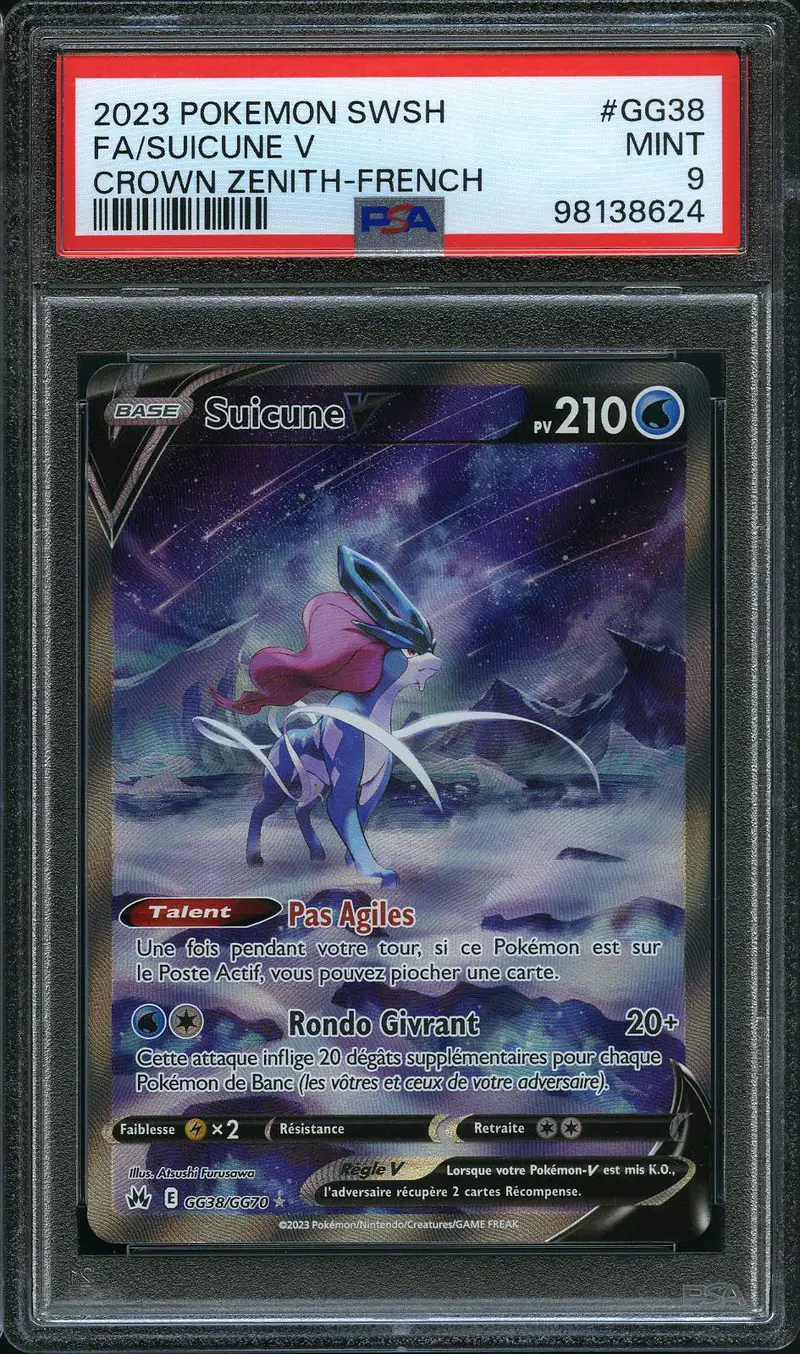PSA 9 Suicune V
