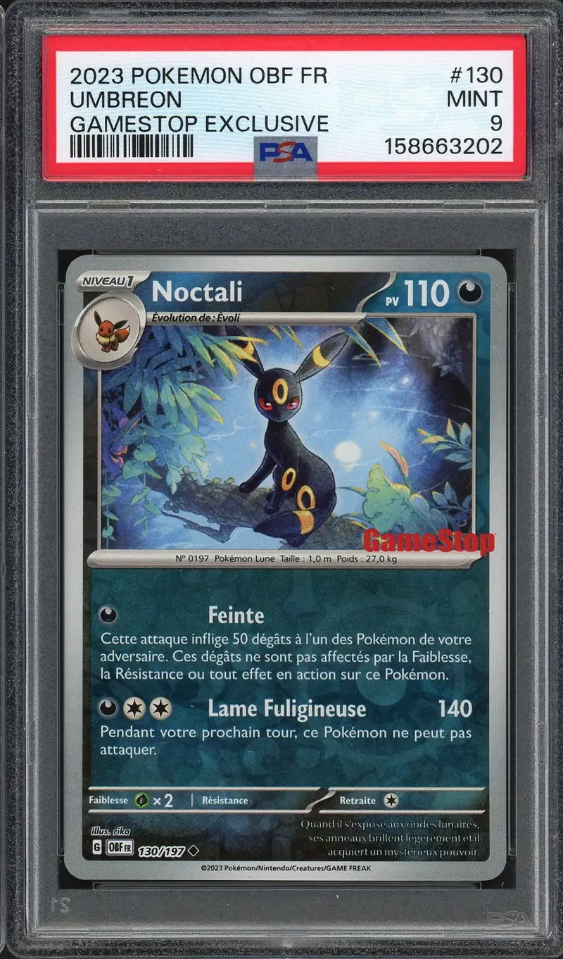 PSA 9 Noctali Stamp