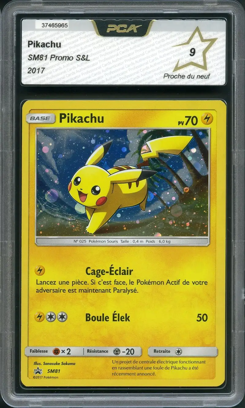 PCA 9 Pikachu Holo