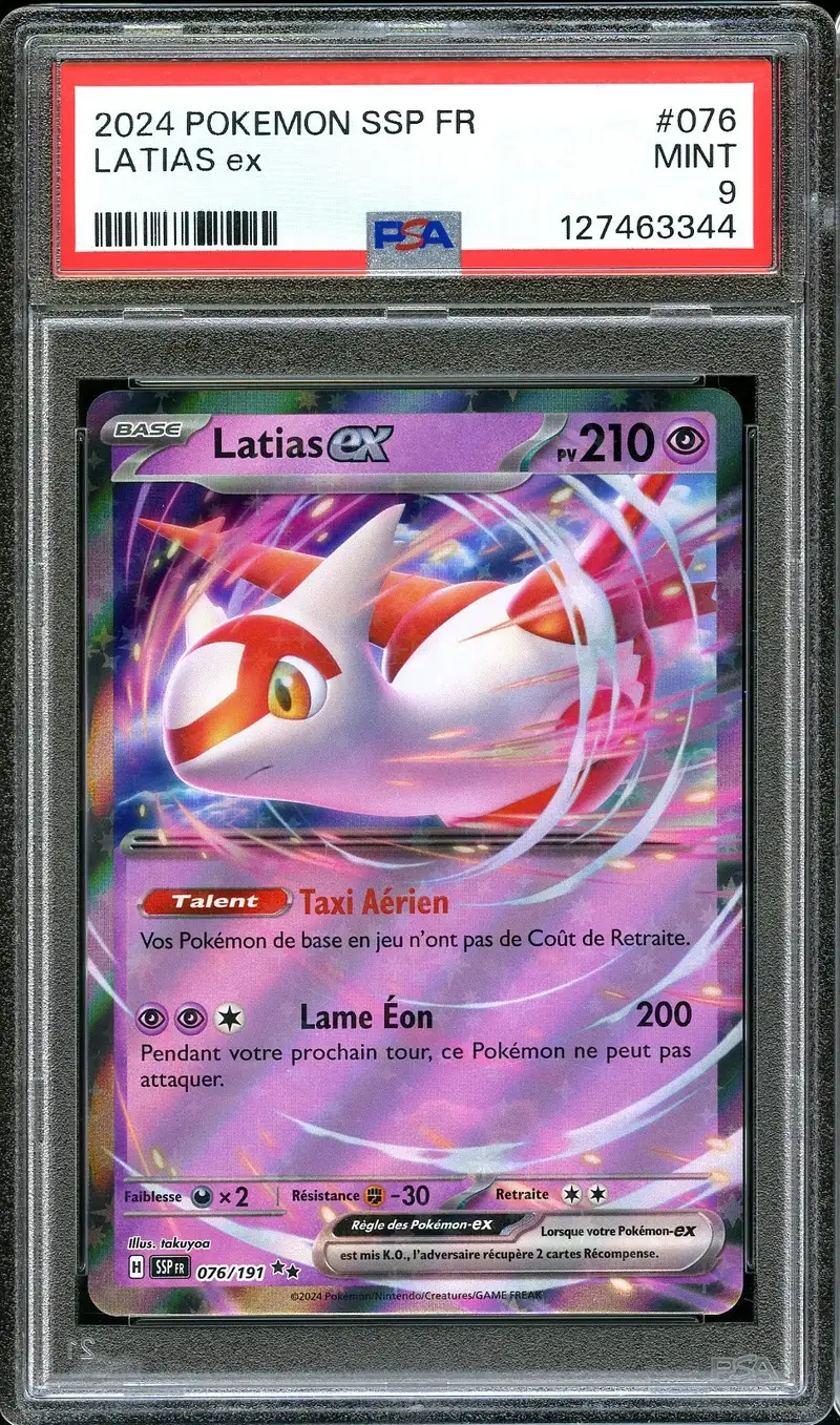 PSA 9 Latias Ex