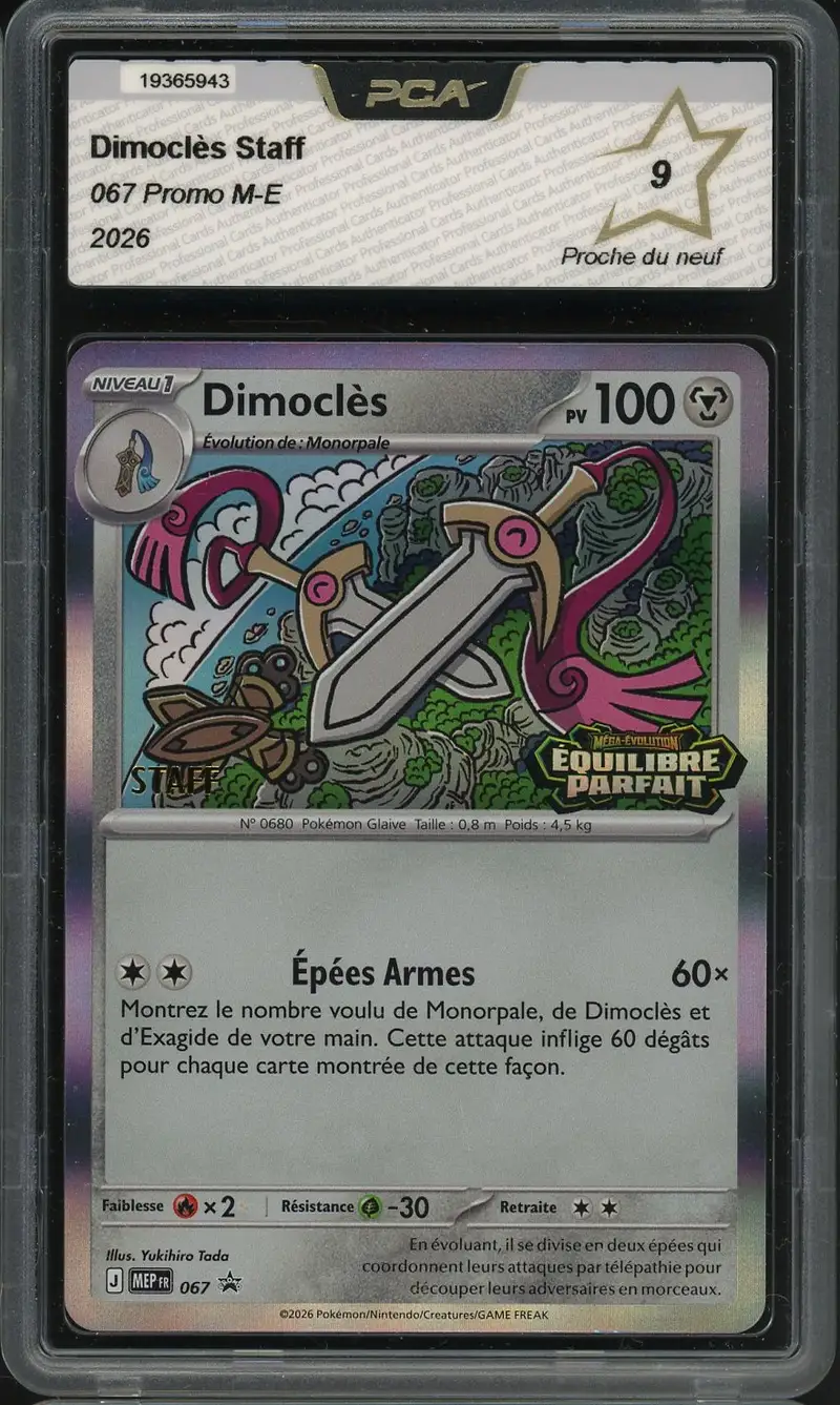 PCA 9 Dimoclès Holo Prerelease Staff