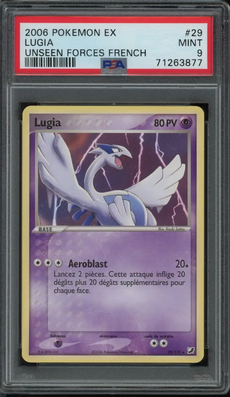 PSA 9 Lugia