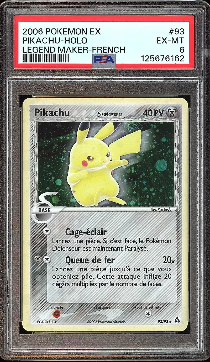 PSA 6 Pikachu Holo