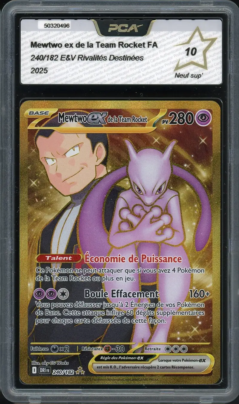 PCA 10 Mewtwo Ex Gold