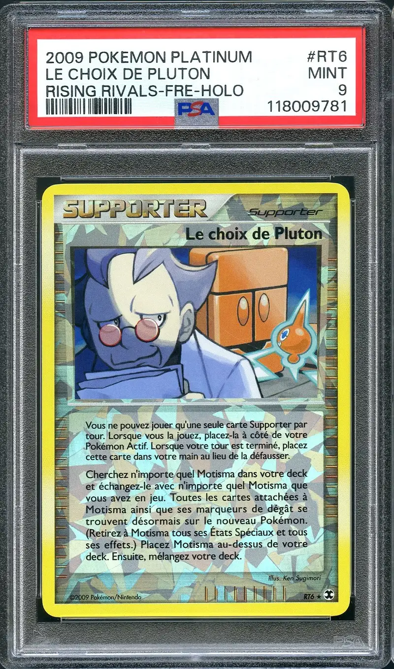 PSA 9 Le choix de Pluton Holo