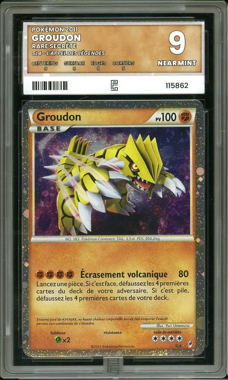 PG 9 Groudon Holo