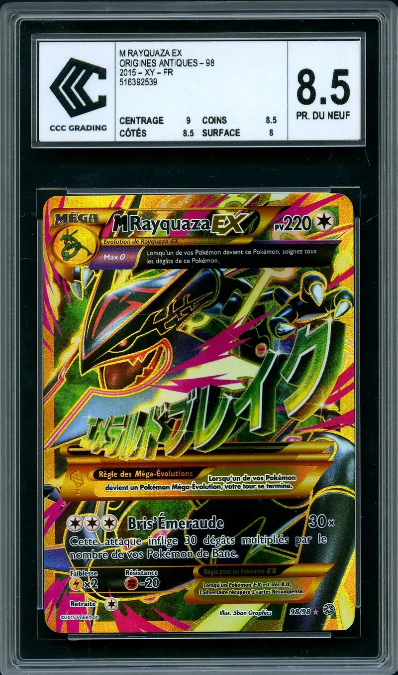 CCC 8.5 Méga Rayquaza Ex Gold