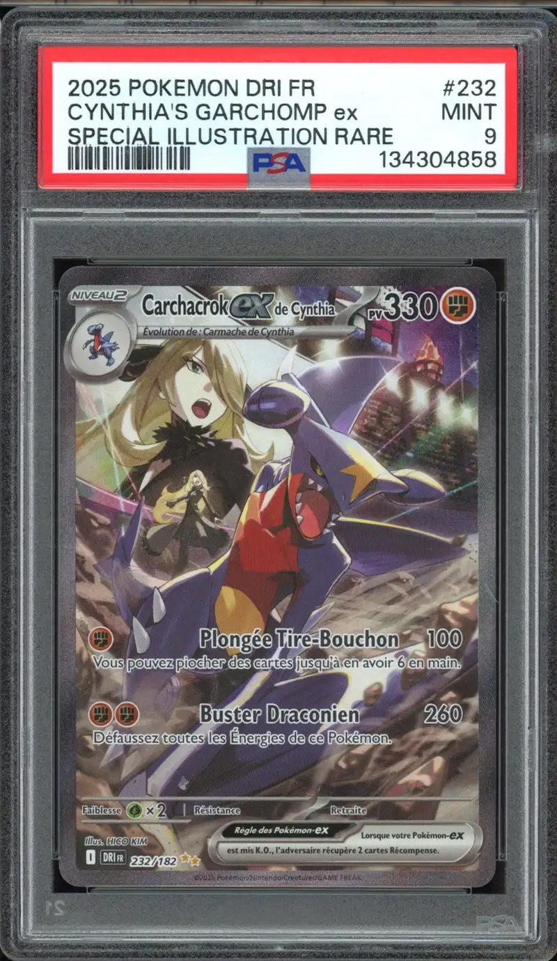 PSA 9 Carchacrok Ex de Cynthia