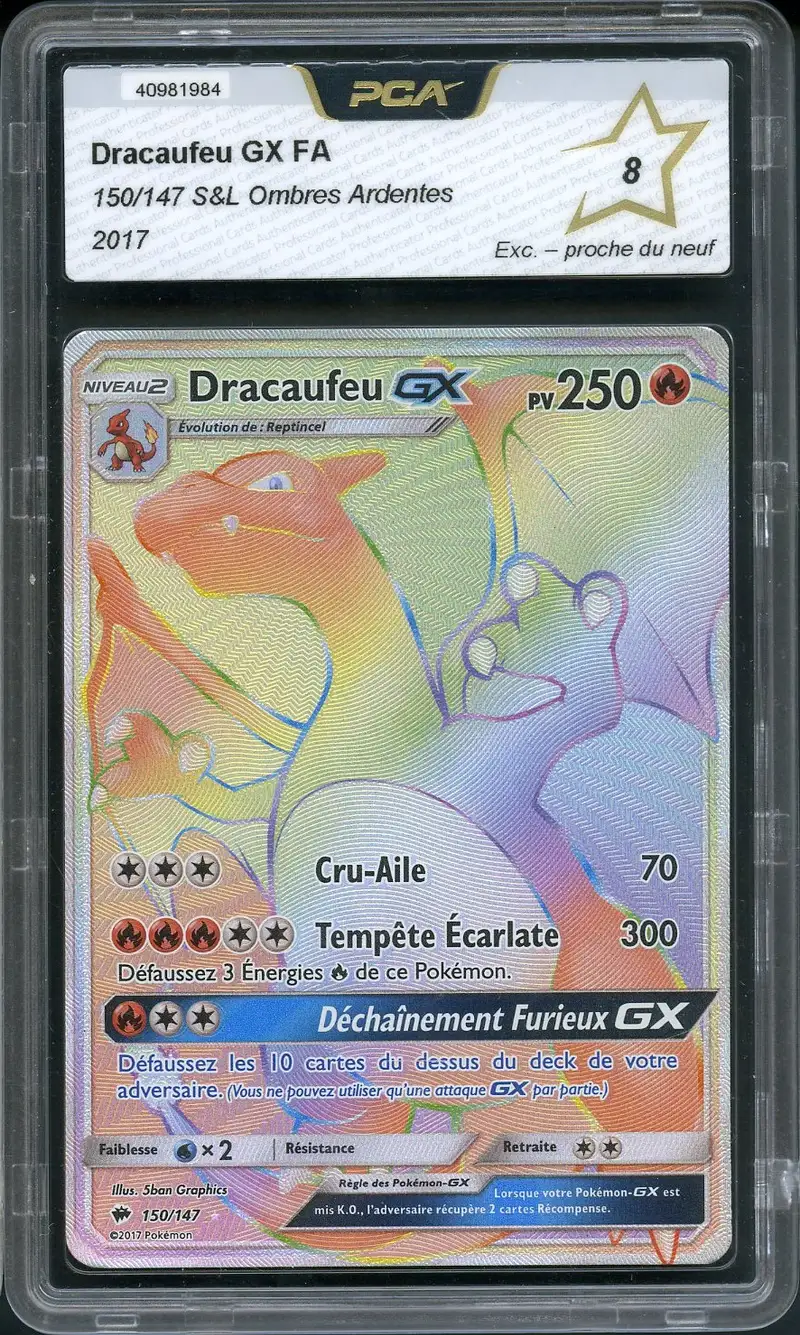PCA 8 Dracaufeu Gx Rainbow