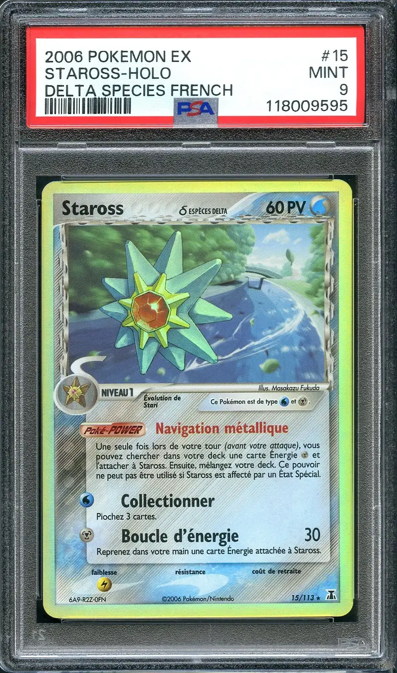 PSA 9 Staross Holo