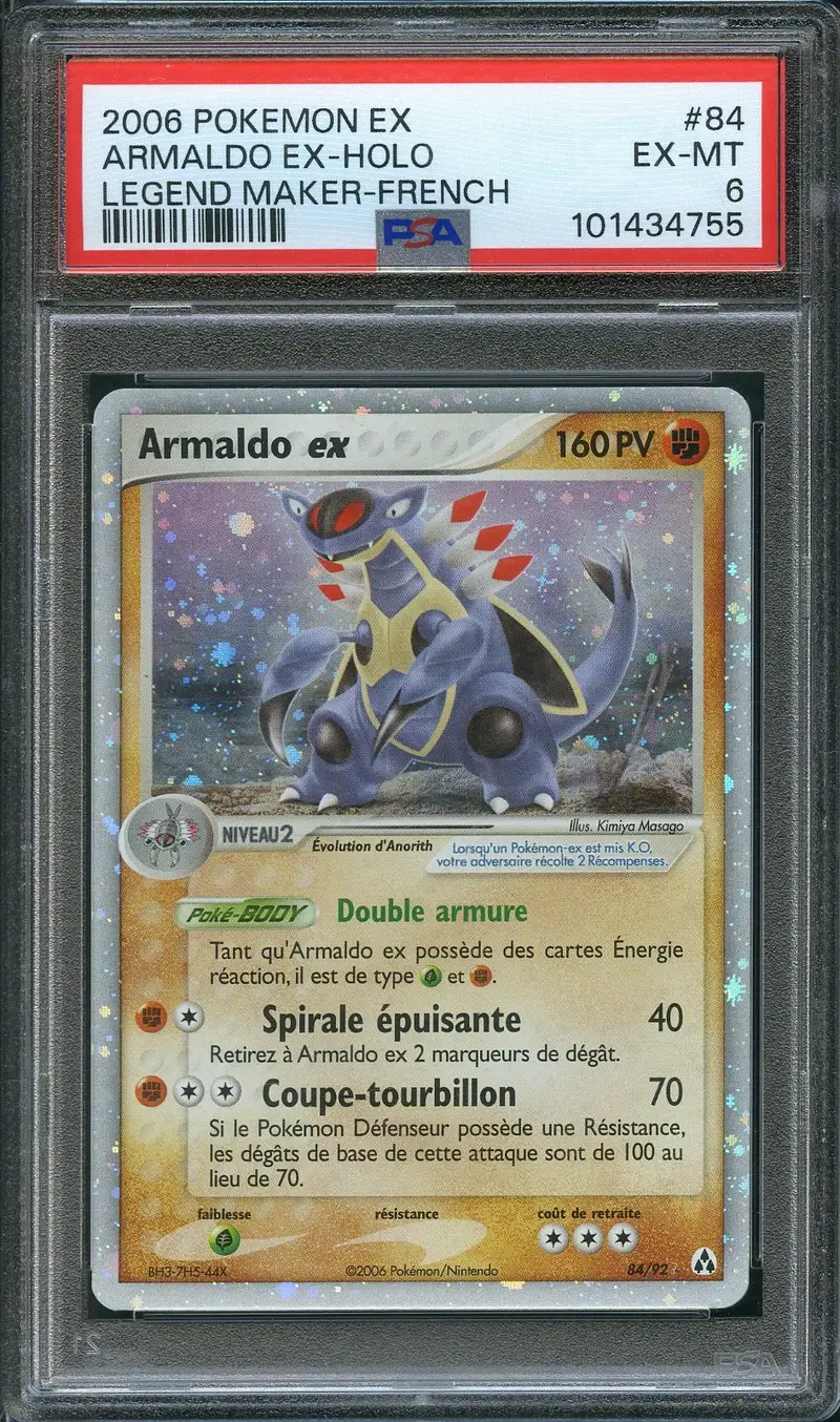 PSA 6 Armaldo Ex