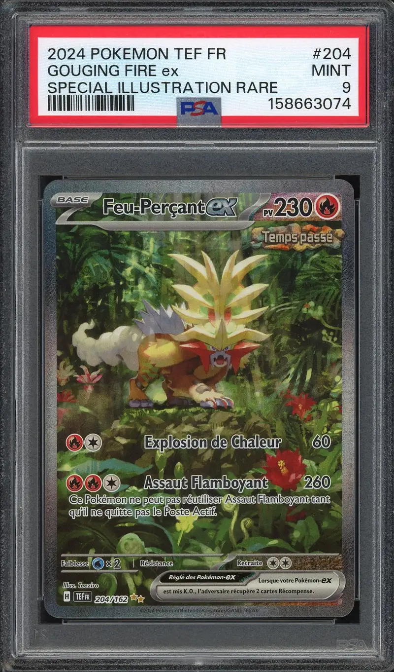 PSA 9 Feu-Perçant Ex