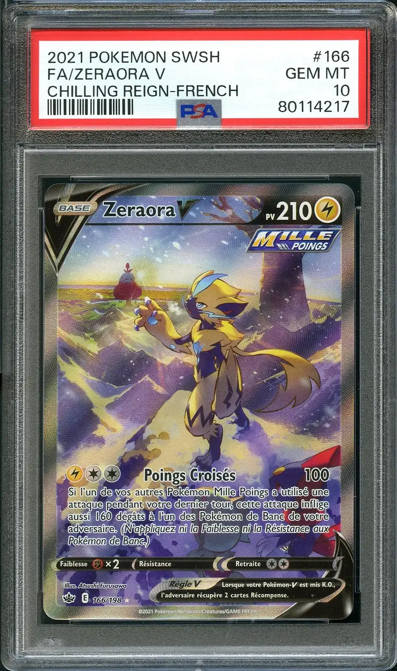 PSA 10 Zeraora V