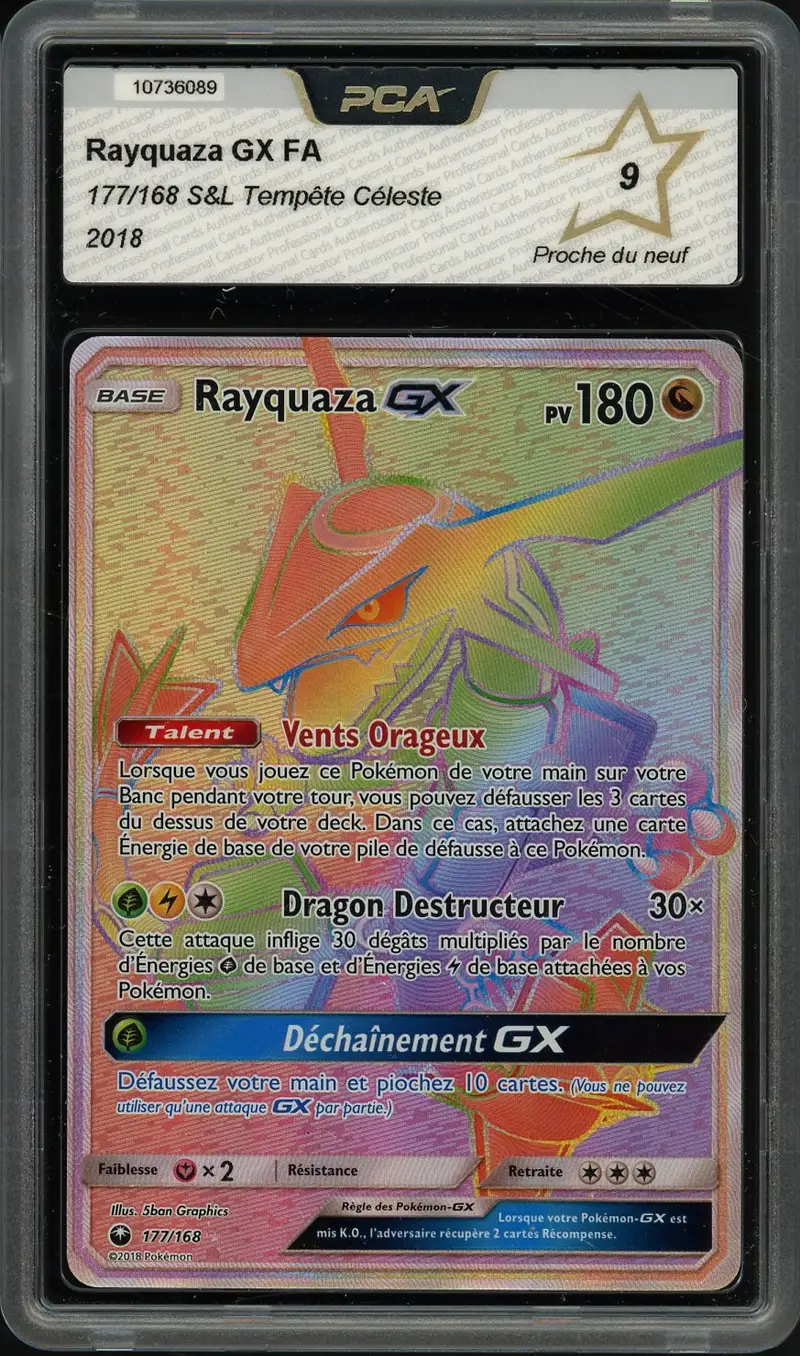 PCA 9 Rayquaza Gx Rainbow