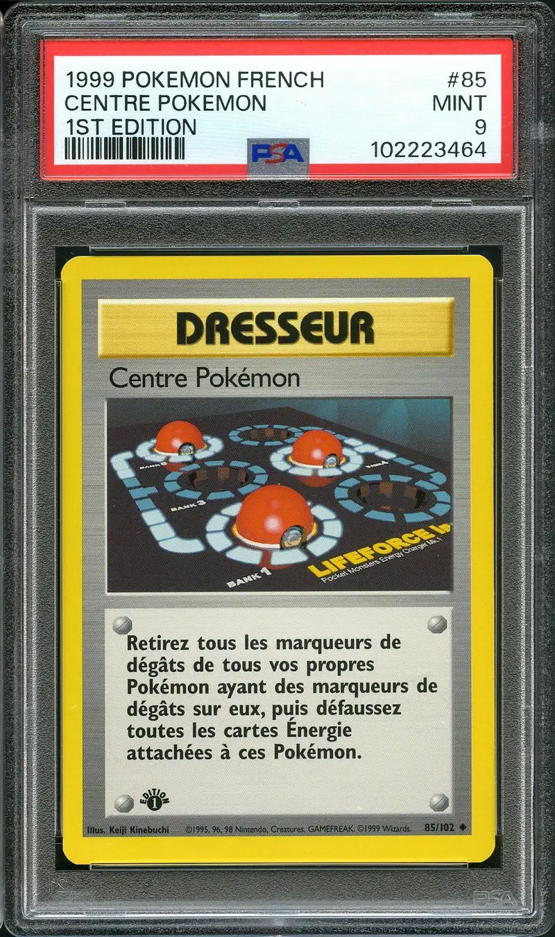 PSA 9 Centre Pokémon