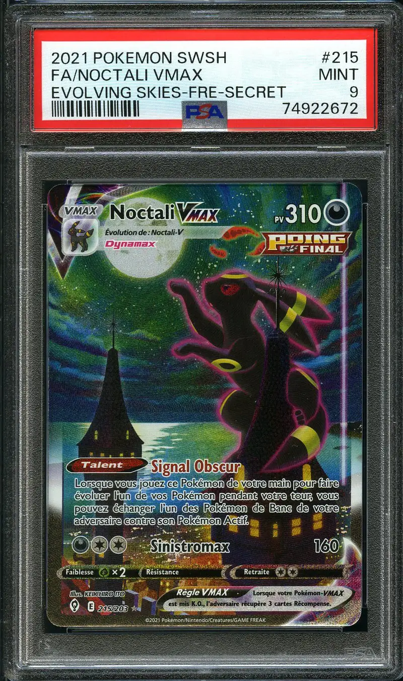 PSA 9 Noctali VMax