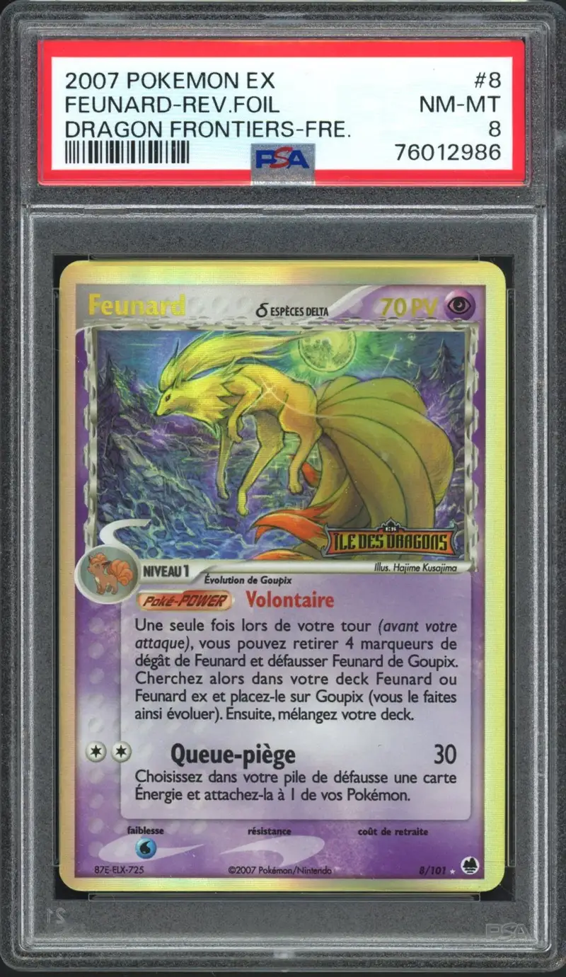 PSA 8 Feunard Holo Reverse
