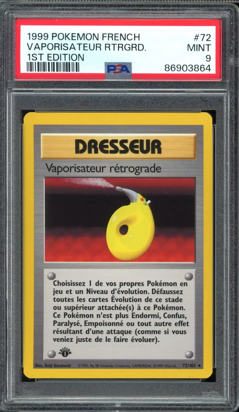 PSA 9 Vaporisateur Rétrograde