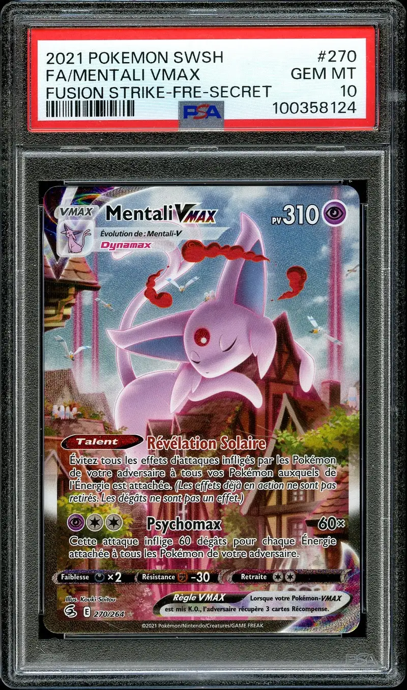 PSA 10 Mentali VMax