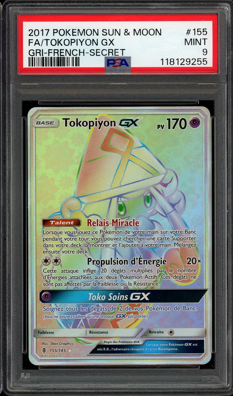 PSA 9 Tokopiyon Gx Rainbow