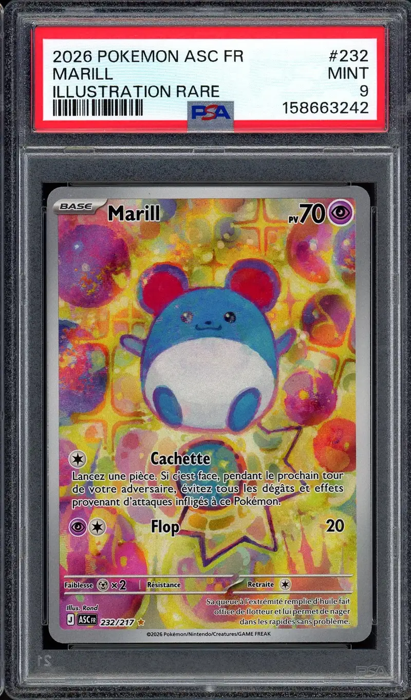 PSA 9 Marill