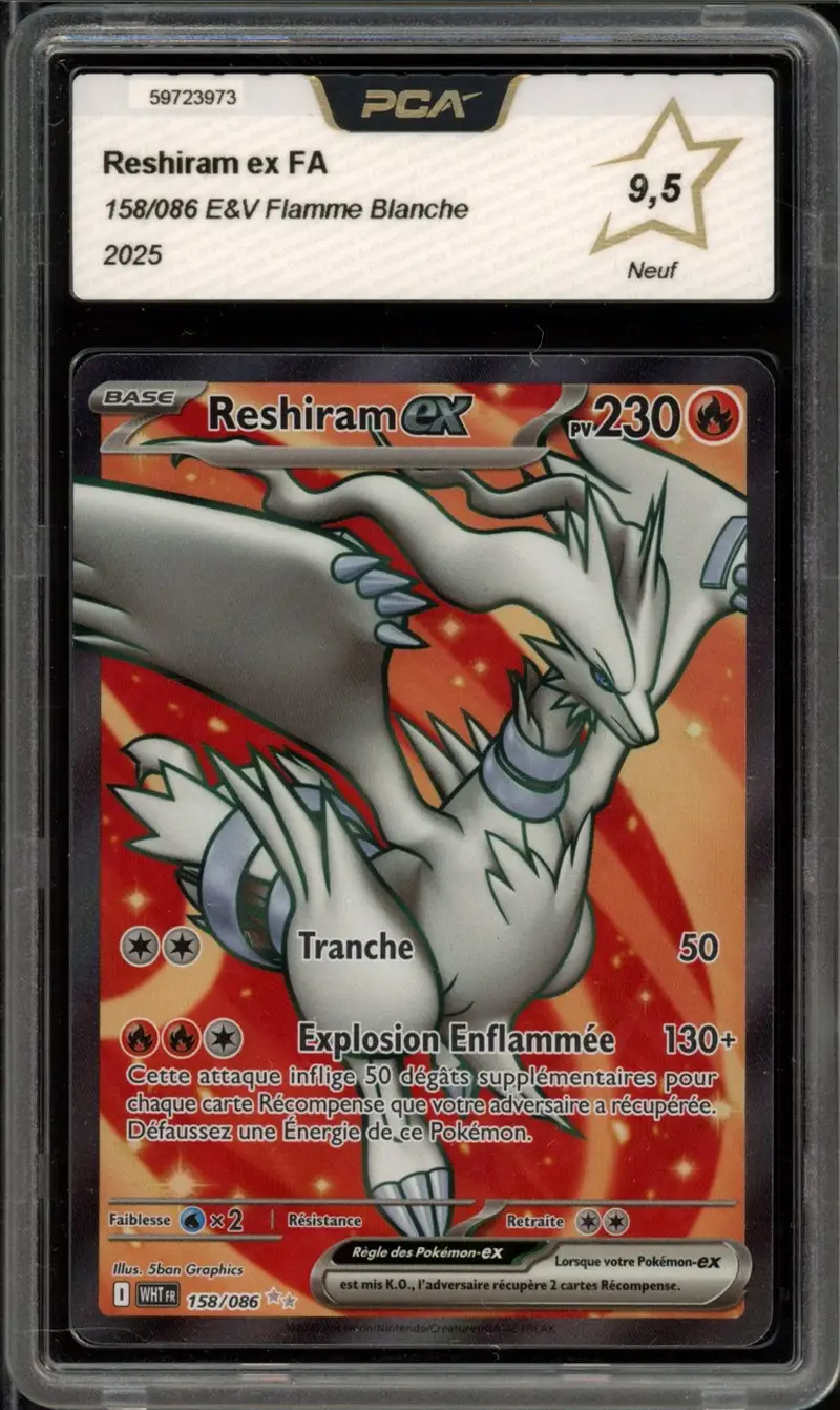 PCA 9.5 Reshiram Ex