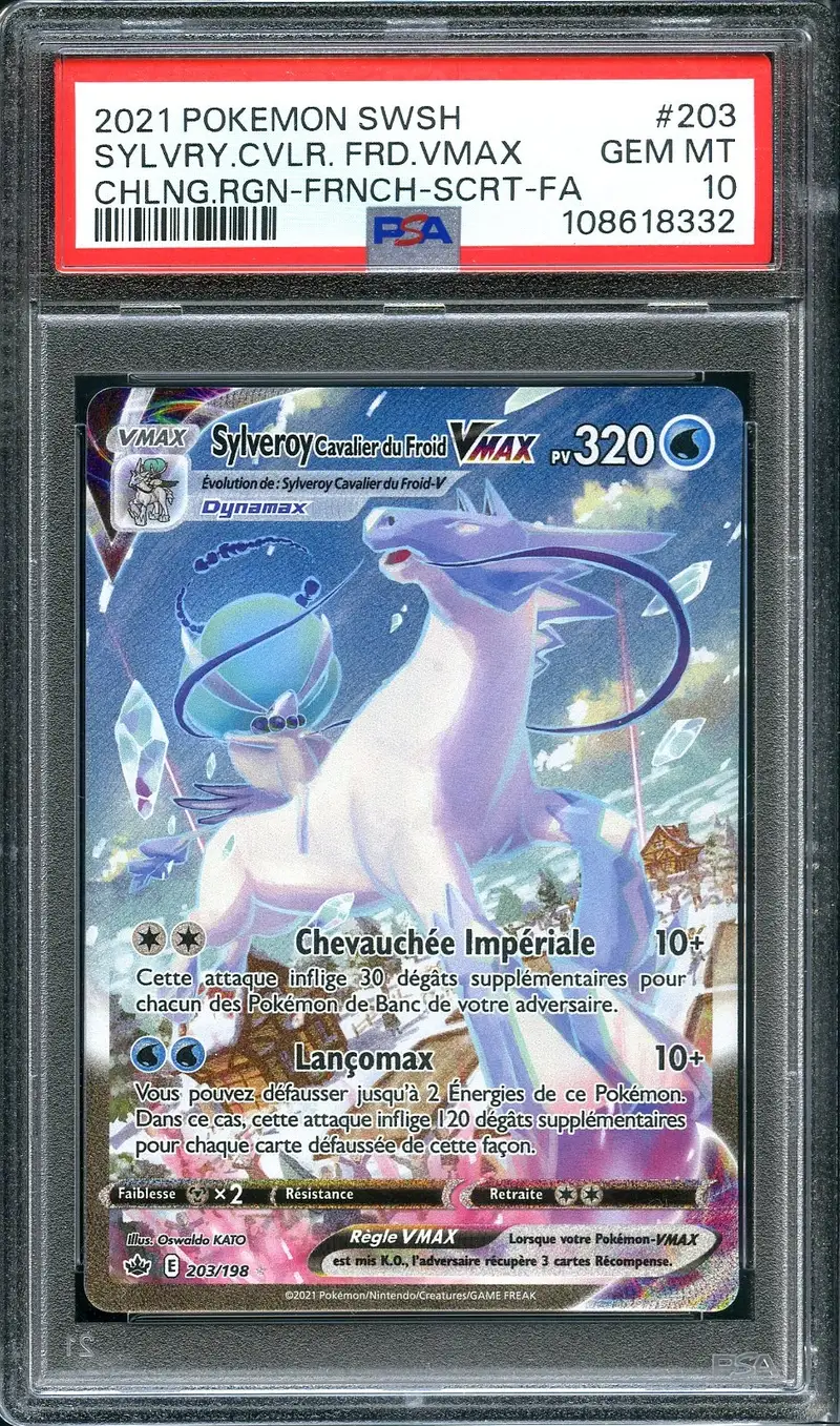 PSA 10 Sylveroy Cavalier du Froid VMax