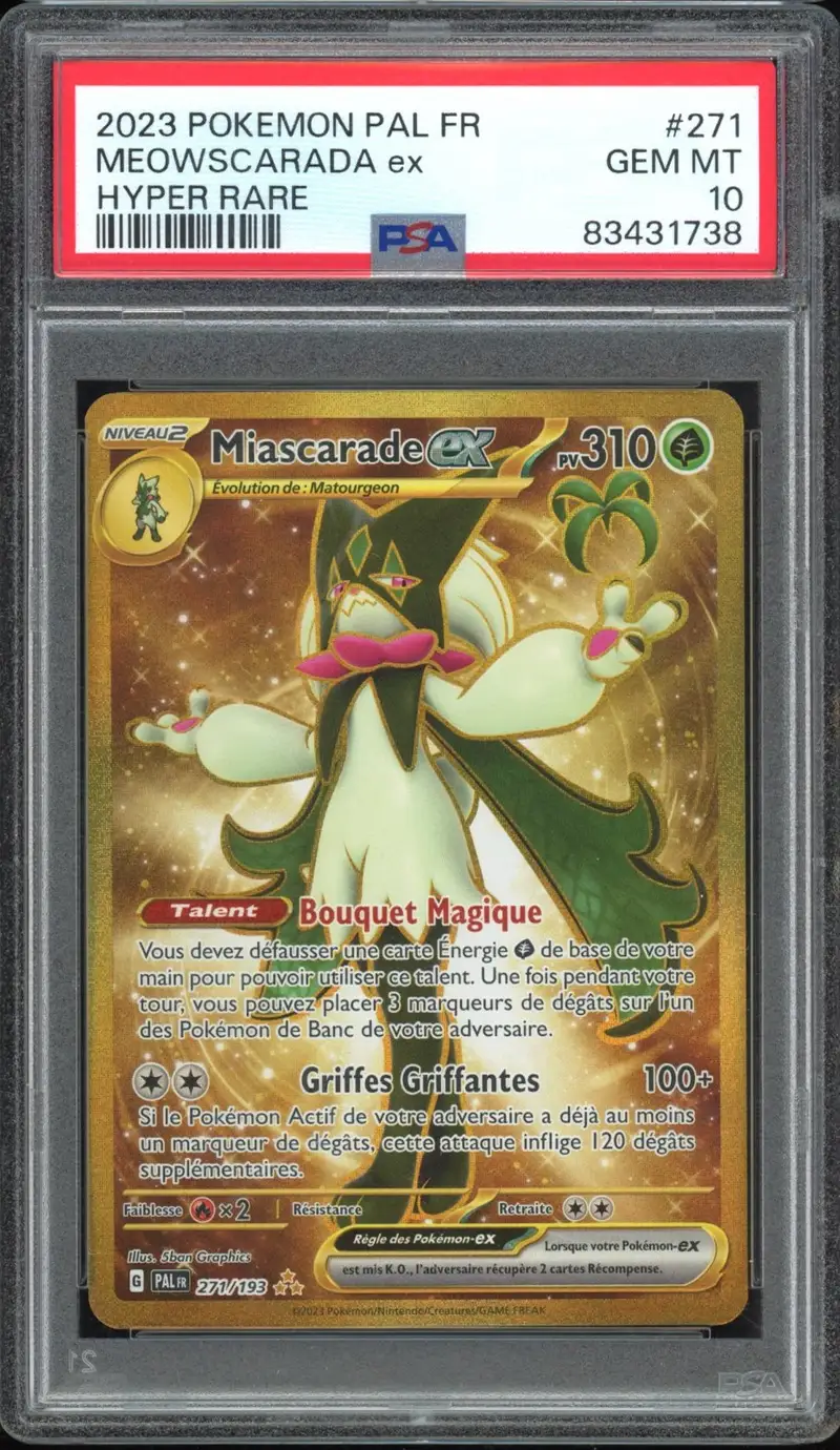PSA 10 Miascarade Ex Gold