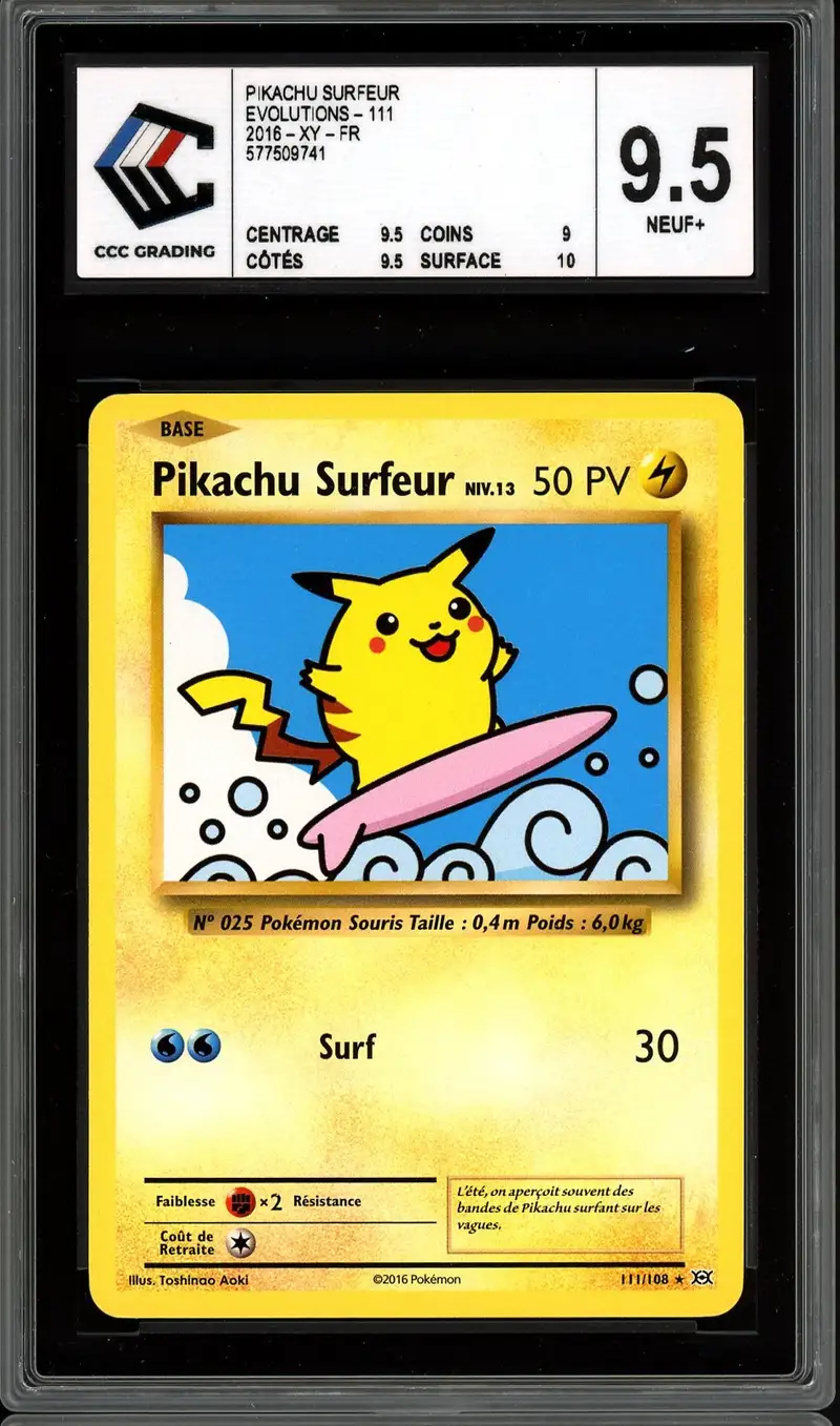 CCC 9.5 Pikachu Surfeur