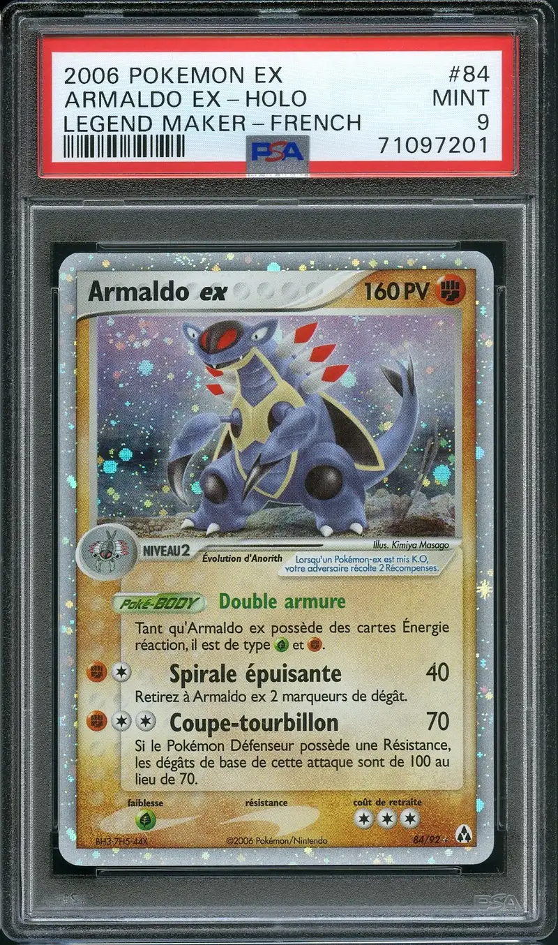 PSA 9 Armaldo Ex