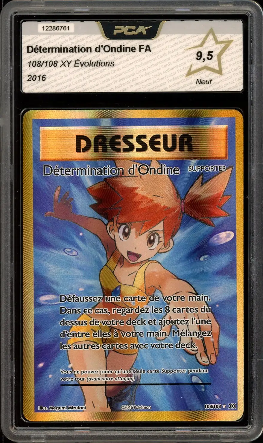 PCA 9.5 Détermination d'Ondine