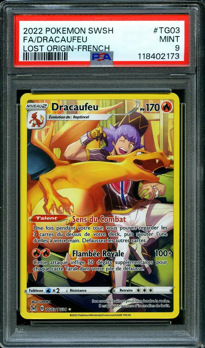 PSA 9 Dracaufeu