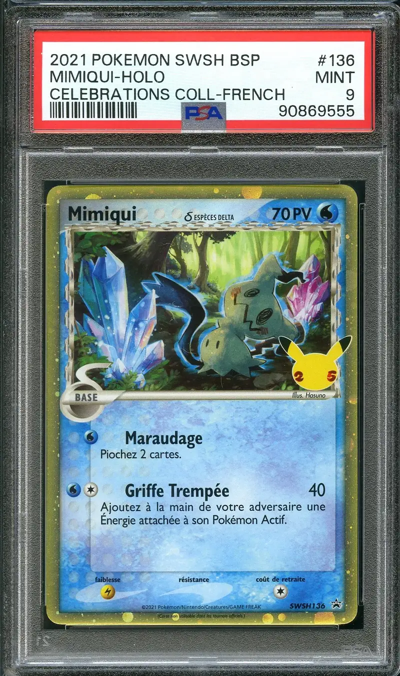 PSA 9 Mimiqui Holo